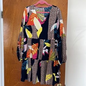 Long sleeve mini dress